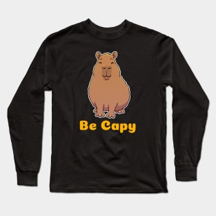 Be Capy Capybara Long Sleeve T-Shirt